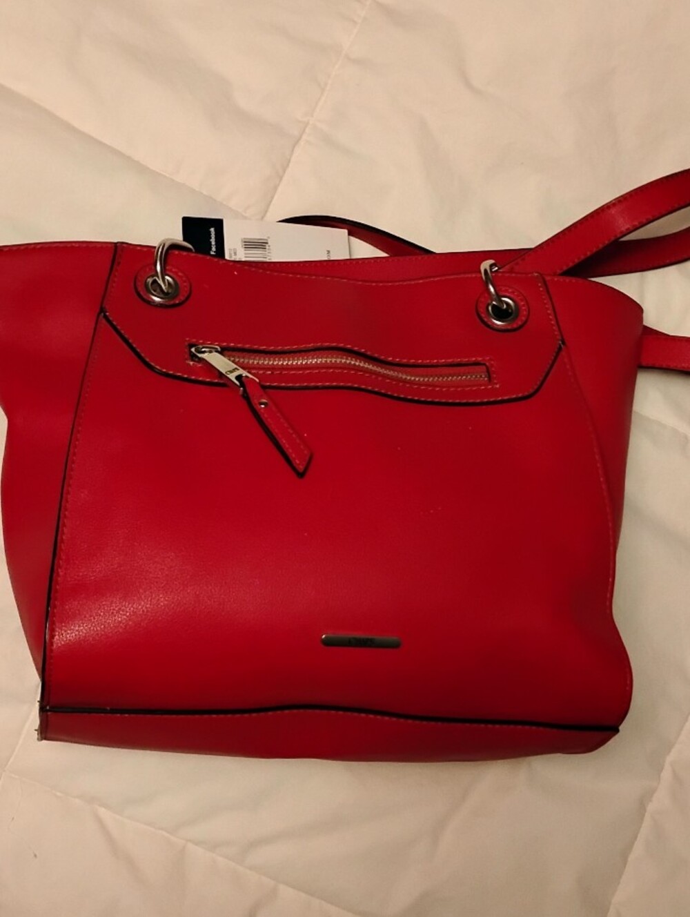 Chaps New With Tag Red Leather Bag